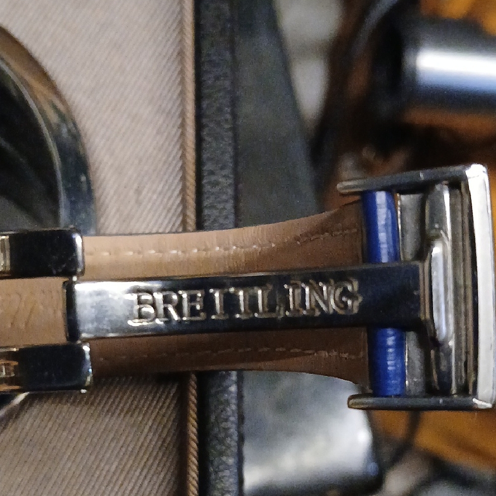 Copy Breitling Blue and Silver Men's Watch - Picture 3 of 5